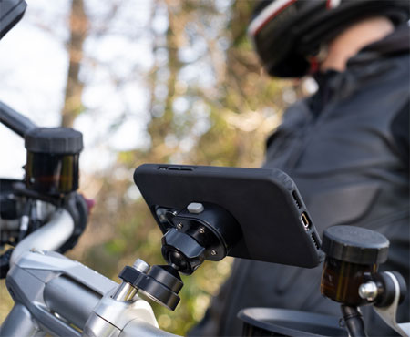 Motorradschale und -halterung-Motorradkit Brückenschrauben-Schale und Telefonhalterung-iPhone 13